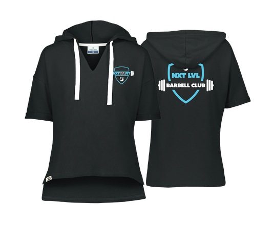 NXT LVL FIT - Barbell Club Women's SS Hooded Tee