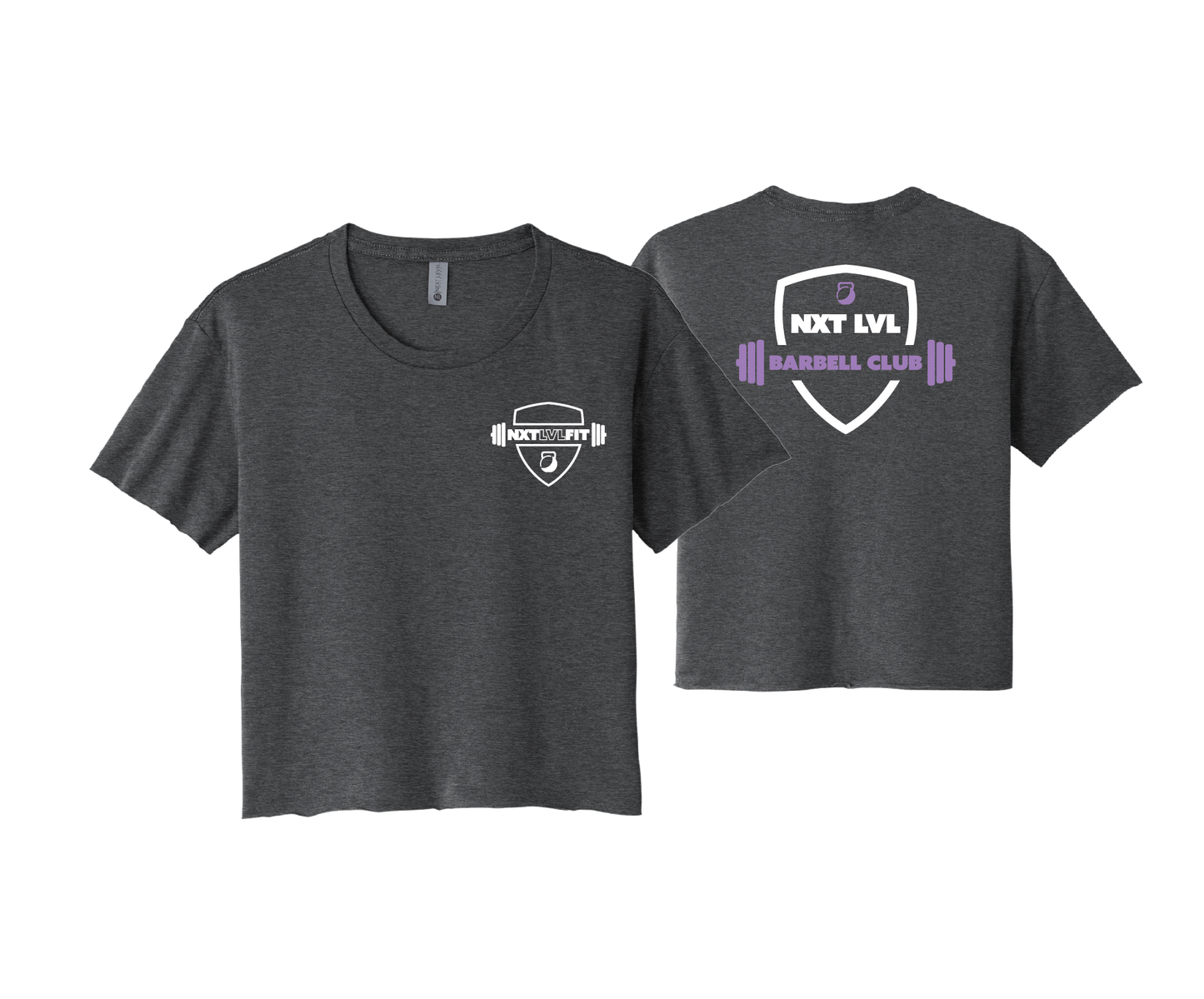 NXT LVL FIT - Barbell Club Women's SS Crop Top