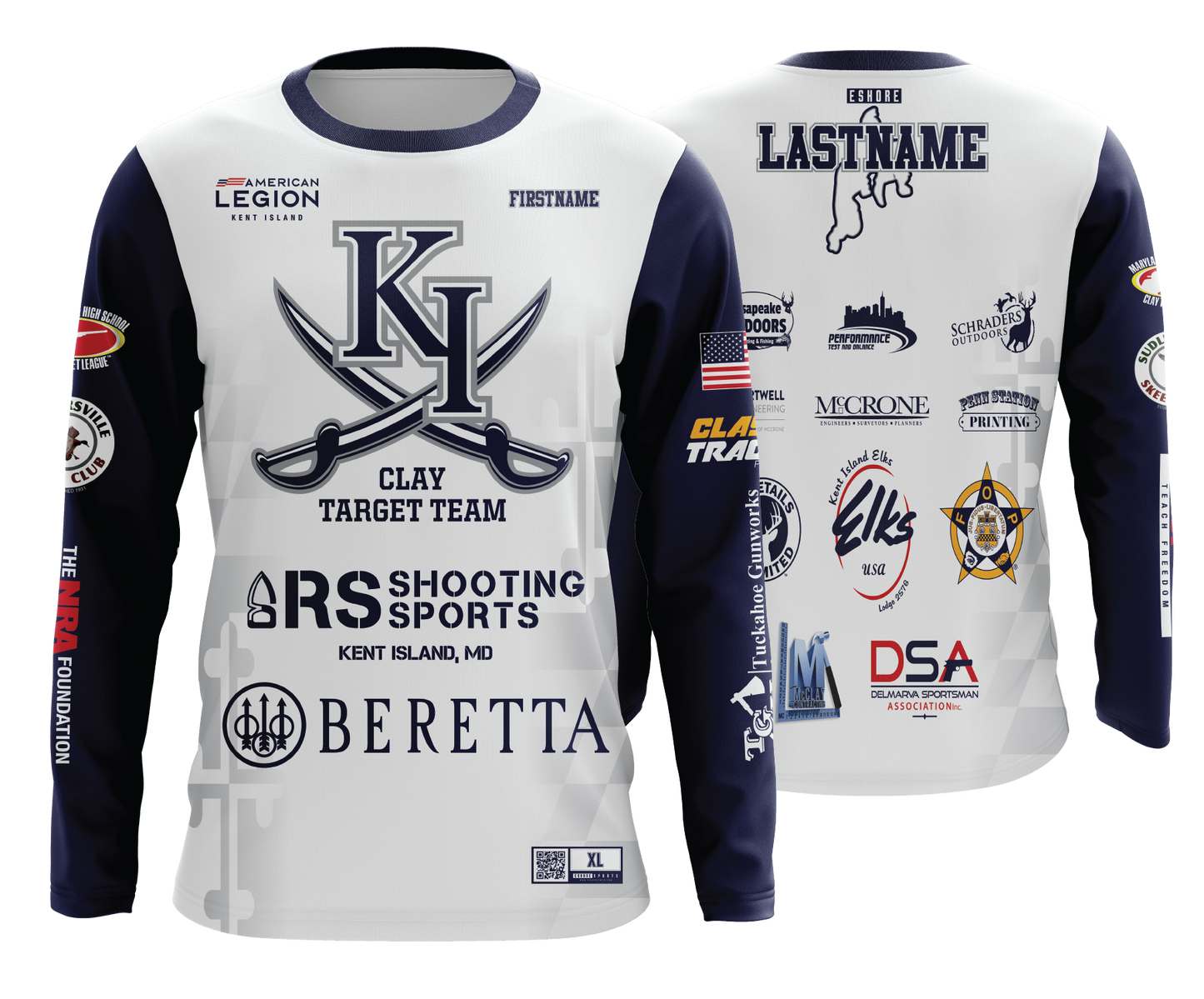 KIHS Clay Target Team - 2025 - FDS | Unisex Long Sleeve Jersey