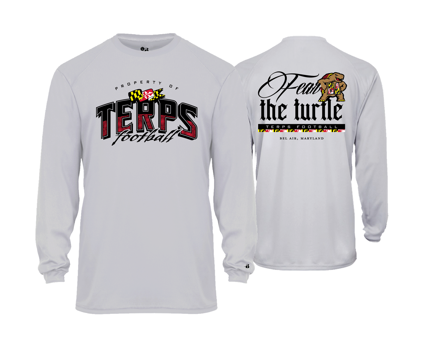 Bel Air Terps - PROPERTY OF TERPS | FEAR THE TURTLE - DTF Unisex Performance Tee