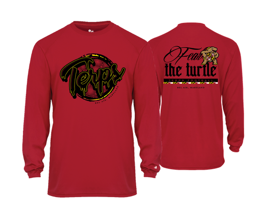 Bel Air Terps - THE RED ZONE | FEAR THE TURTLE - DTF Unisex Performance Tee
