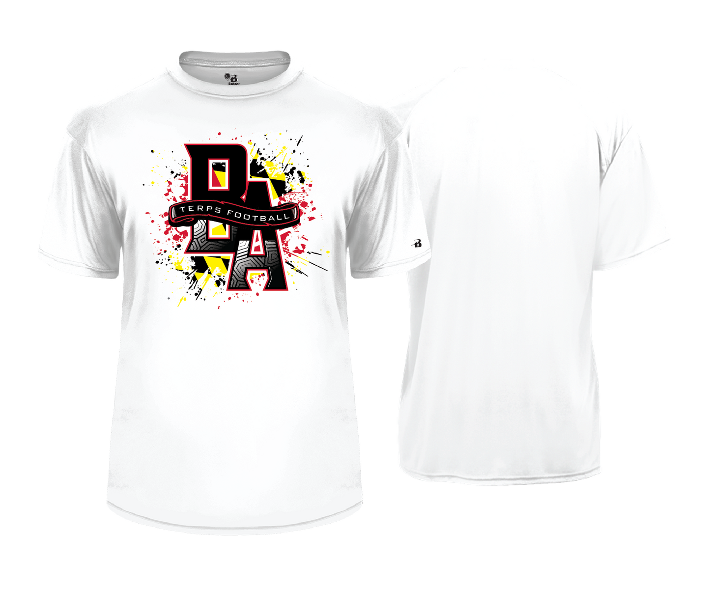 Bel Air Terps - WHITE | TERPS NATION - DTF Unisex Short Sleeve Performance Tee