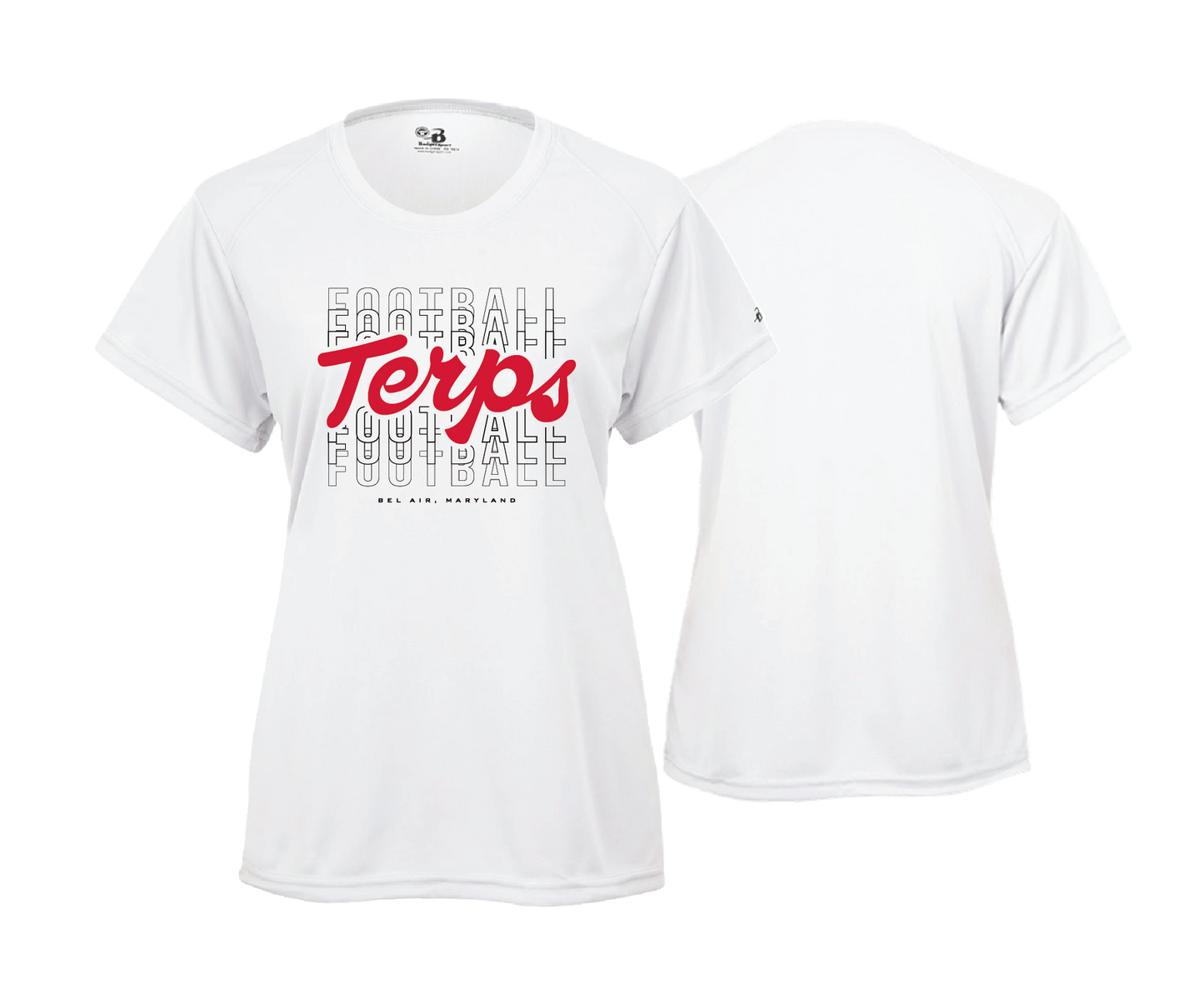 Bel Air Terps - DTF | Women's Short Sleeve Performance Tee