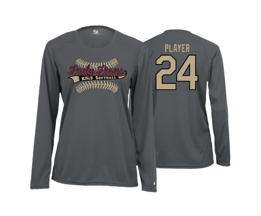 Lady Lions - DTF | Women's Long Sleeve Performance Tee
