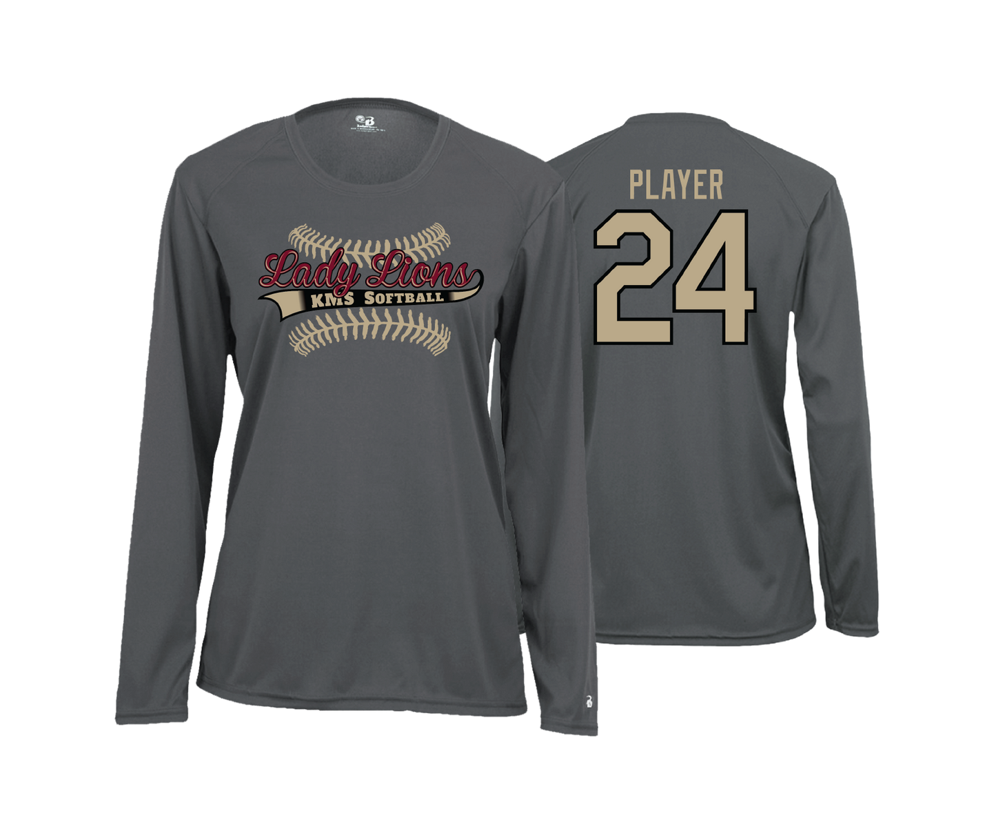Lady Lions - DTF | Women's Long Sleeve Performance Tee