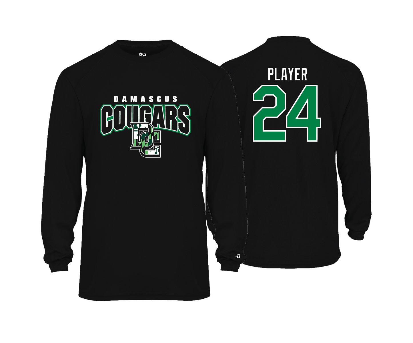 Damascus Cougars - DTF | Unisex Long Sleeve Performance Tee