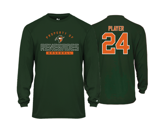 Renegades - GREEN - DTF | Unisex Long Sleeve Performance Tee
