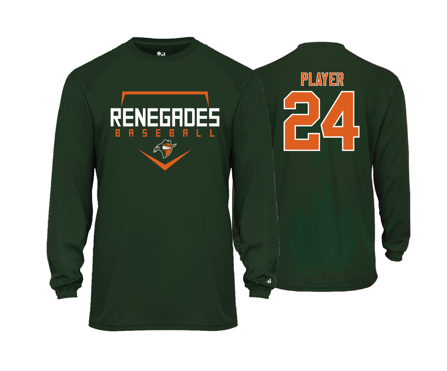 Renegades - GREEN - DTF | Unisex Long Sleeve Performance Tee