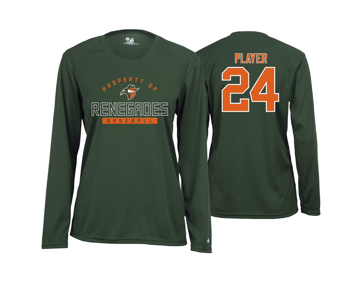 Renegades - Forest - DTF | Women's Long Sleeve Performance Tee