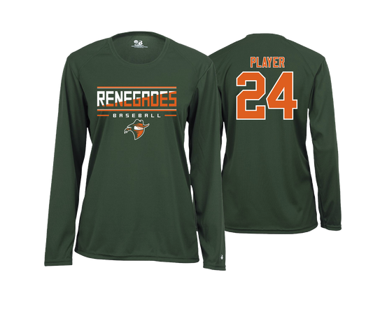 Renegades - Forest - DTF | Women's Long Sleeve Performance Tee