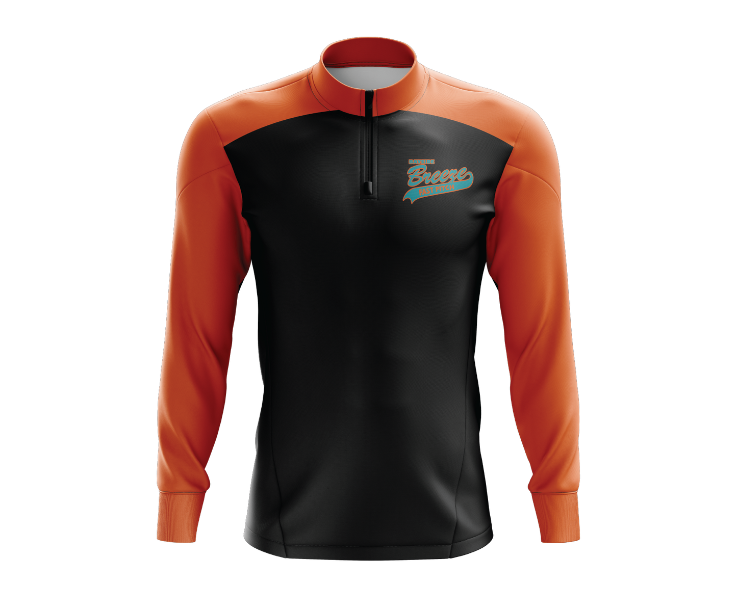 Bayside Breeze - FDS | Unisex Long Sleeve 1/4 Zip Batting Jacket