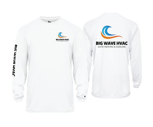 Big Wave HVAC - DTF | Unisex Long Sleeve Performance Tee