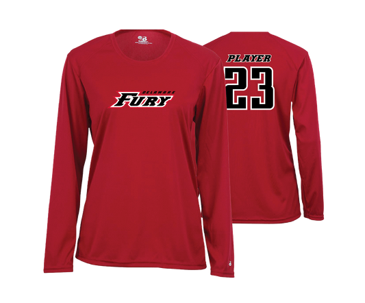 DE Fury - DTF Long Sleeve Performance Tee