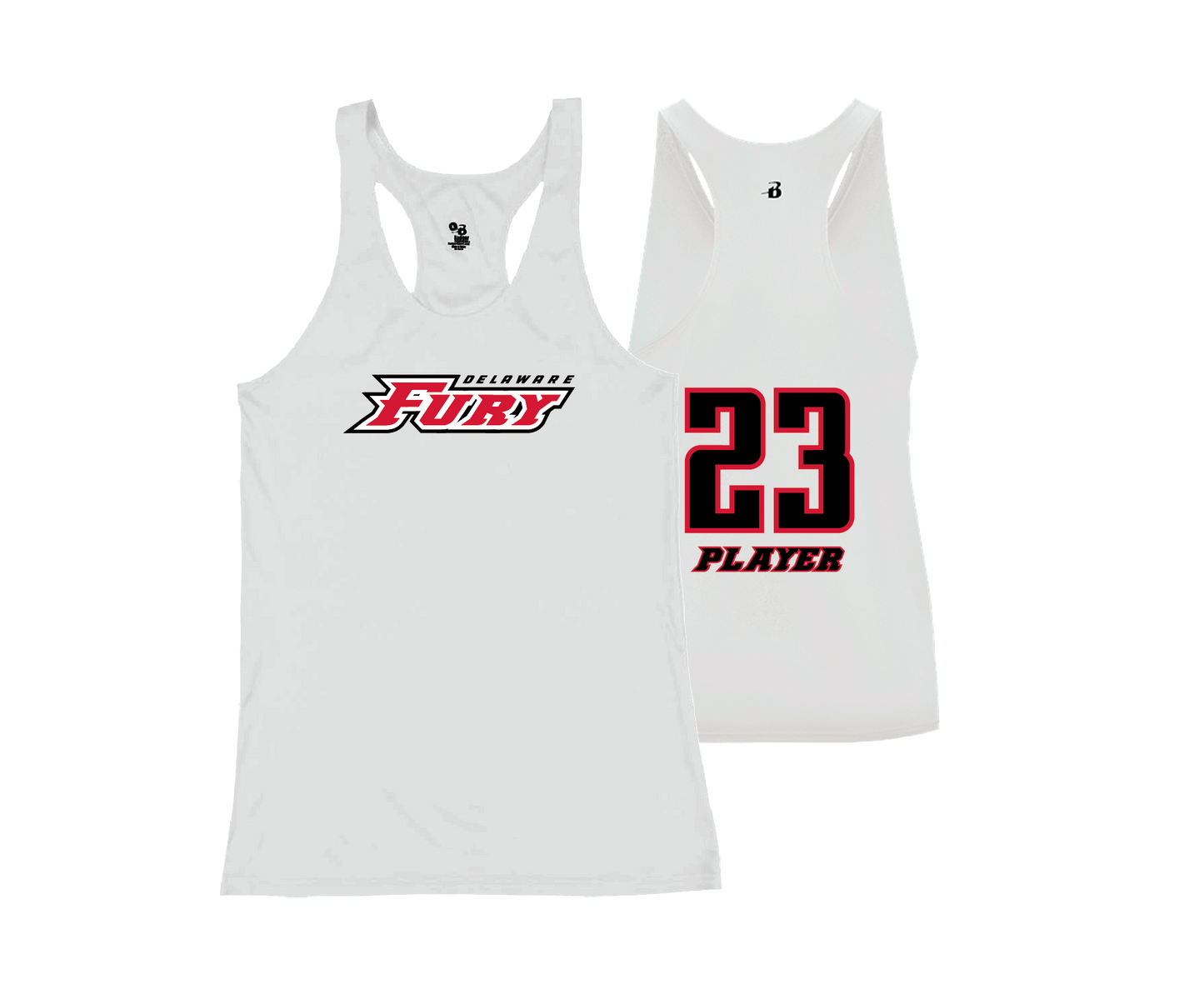 DE Fury - DTF | Women's Performance Racerback