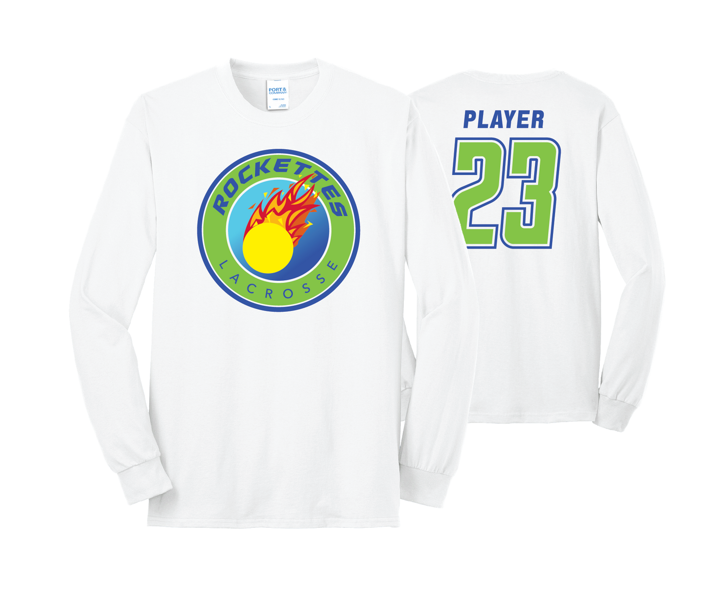 Rockettes Lacrosse - DTF | Unisex Long Sleeve Cotton Tee