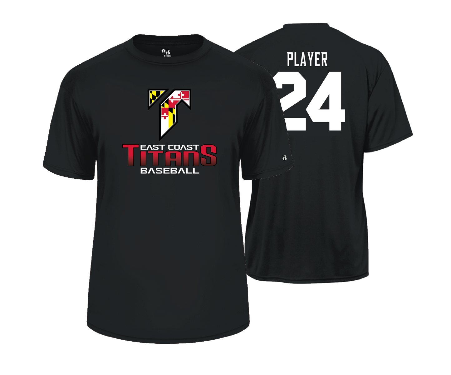 East Coast Titans Tee Black