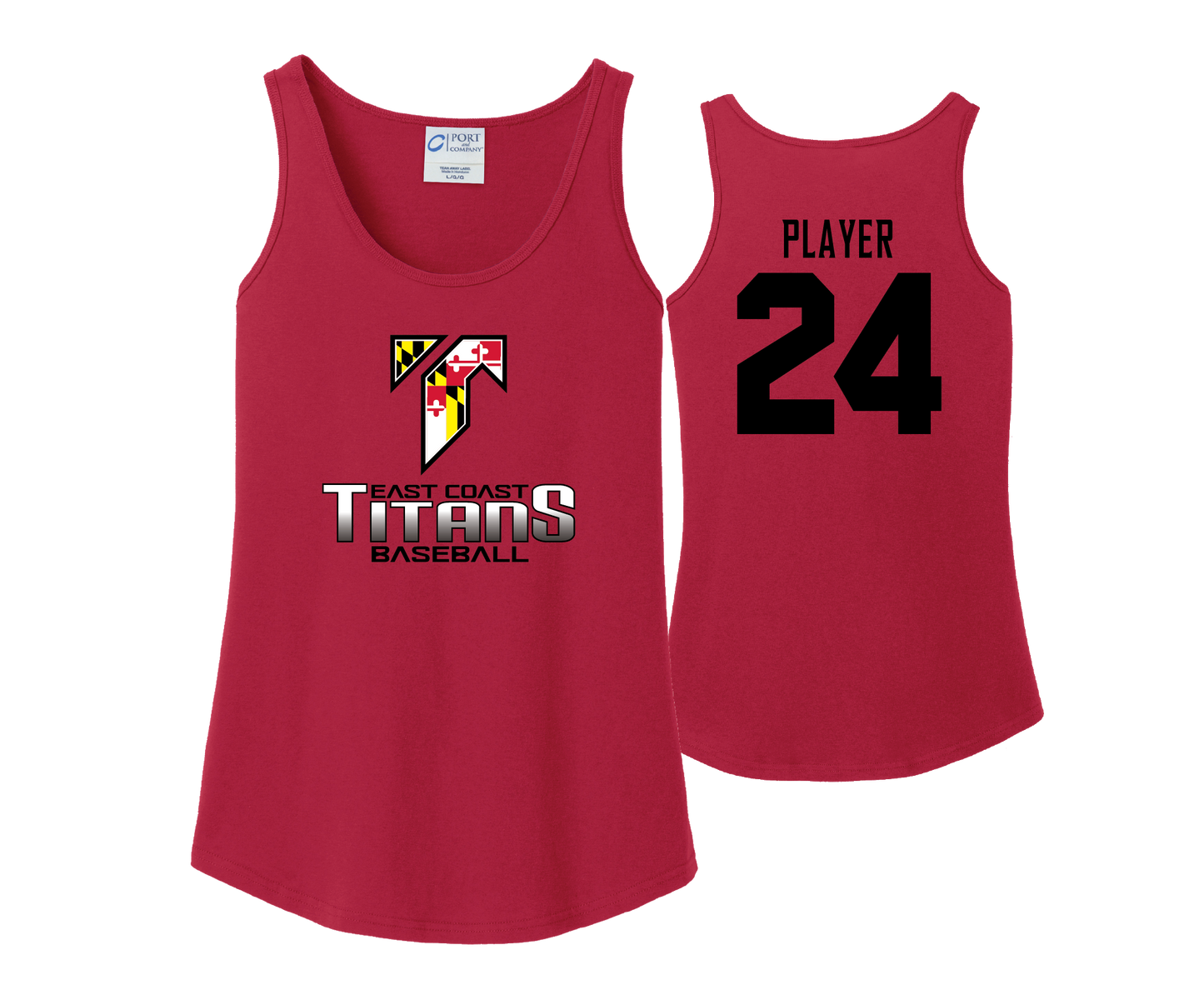 East Coast Titans - DTF | Women's Cotton Tank Top