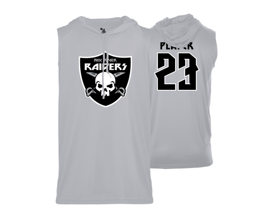 Pax River Raiders - DTF | Men's Sleeveless Hooded Performance Tee