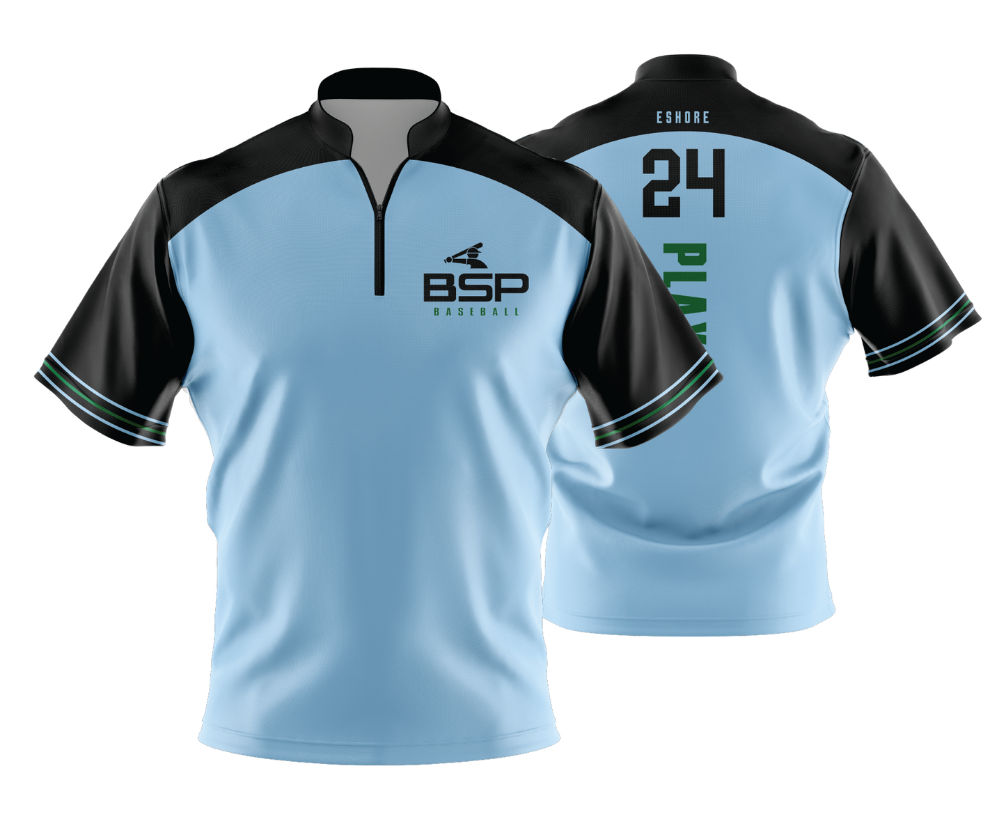 BSP Blacksox - FDS | Unisex Short Sleeve 1/4 Zip BP Jacket