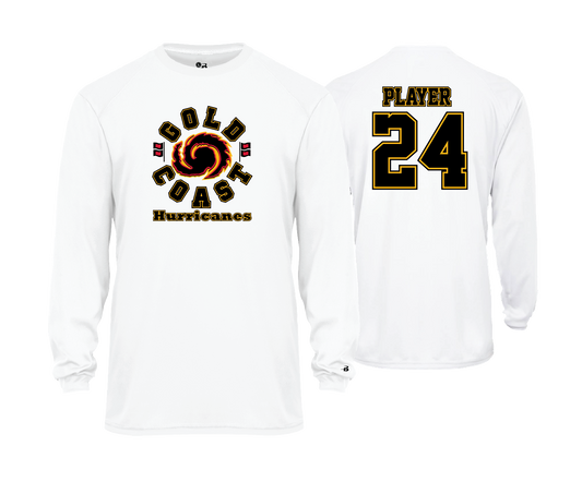 Gold Coast Hurricanes - DTF | Unisex Long Sleeve Performance Tee