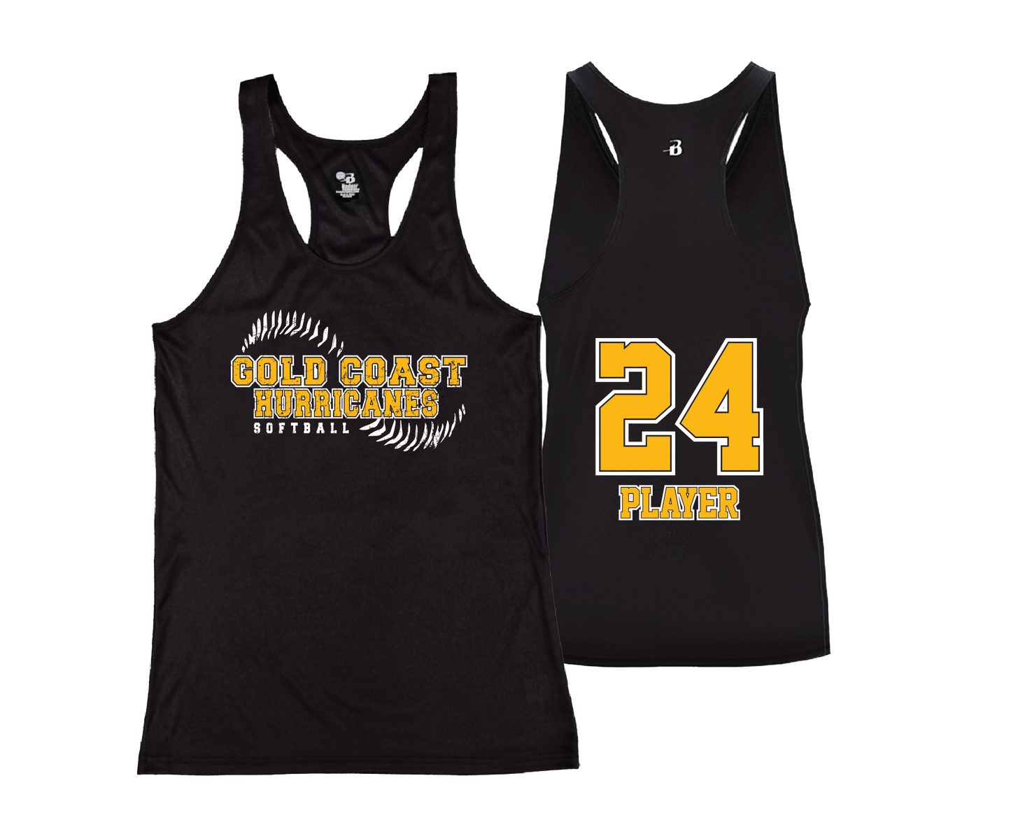 Gold Coast Hurricanes - DTF | Women's Performance Racerback