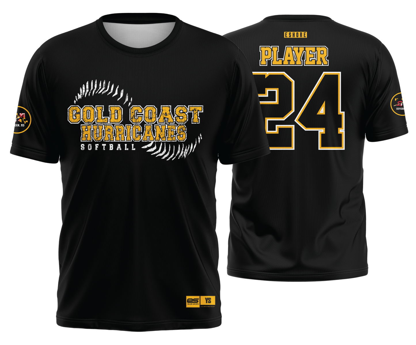 Gold Coast Hurricanes - FDS | Unisex Short Sleeve Jersey