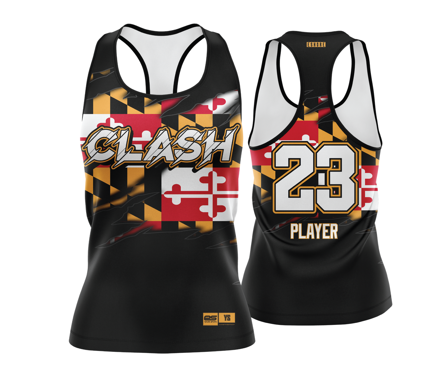 Clash - BLACK FLAG - FDS | Women's Racerback