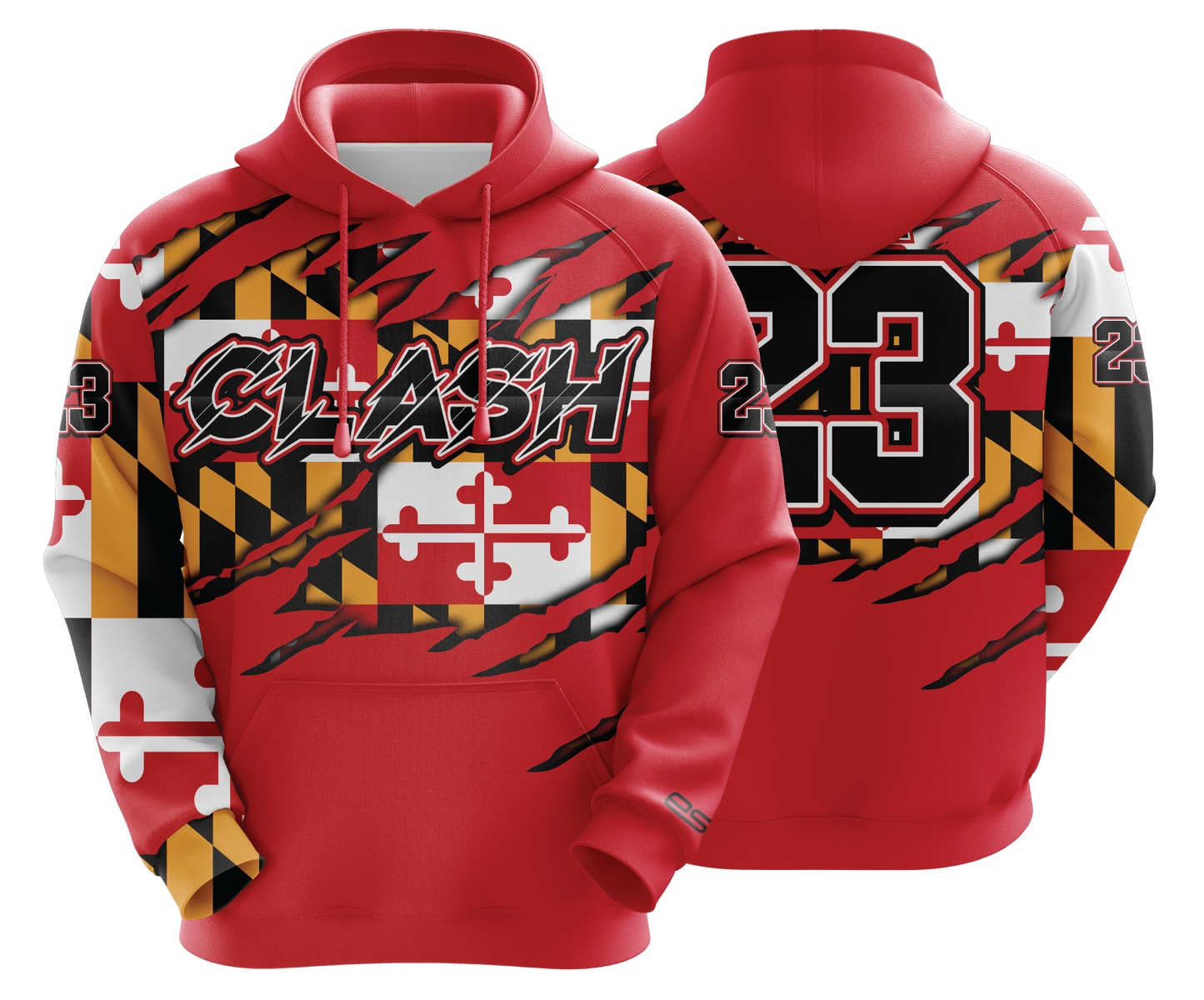 Clash - Red Flag - FDS | Unisex Hoodie