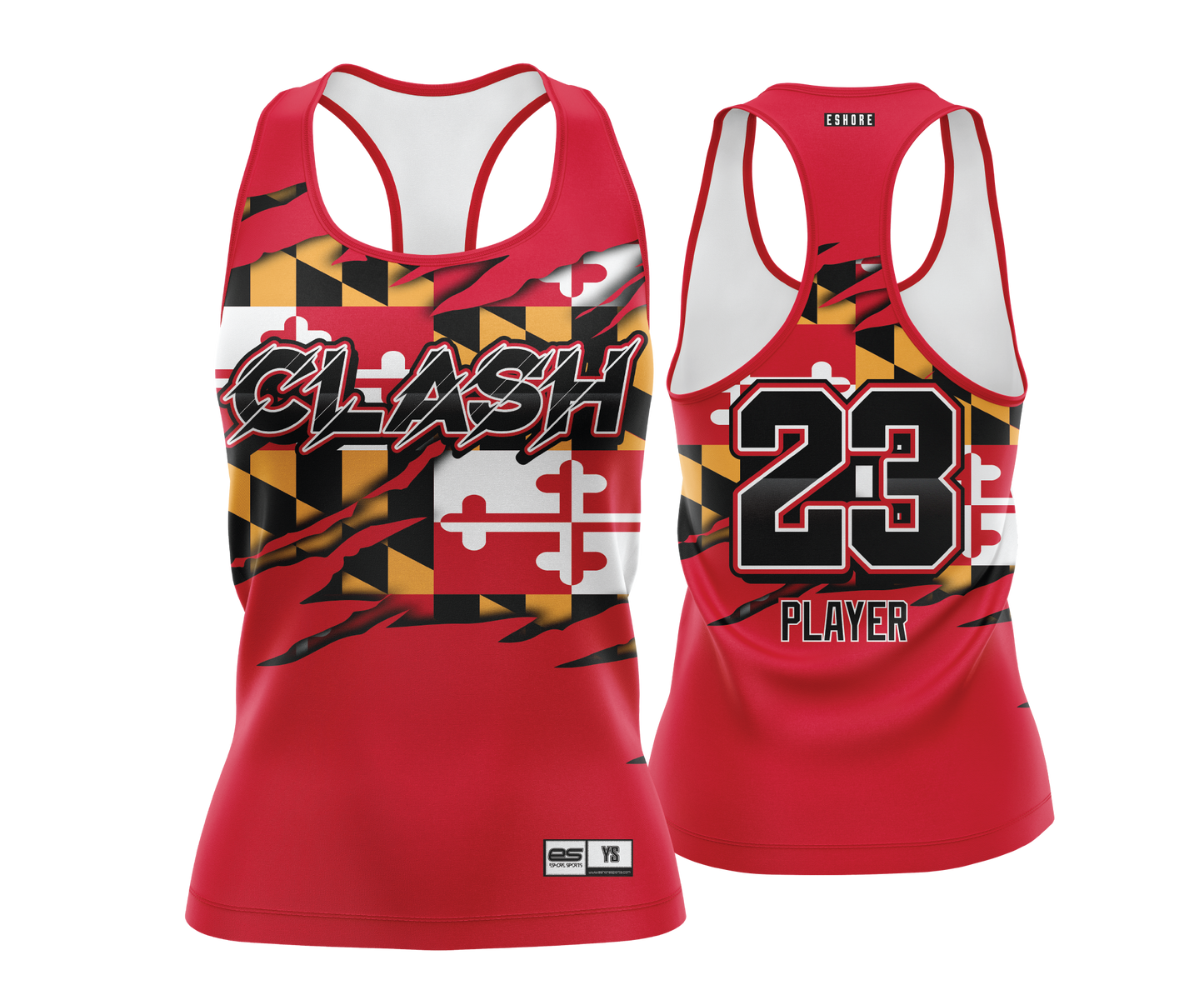Clash - RED FLAG - FDS | Women's Racerback