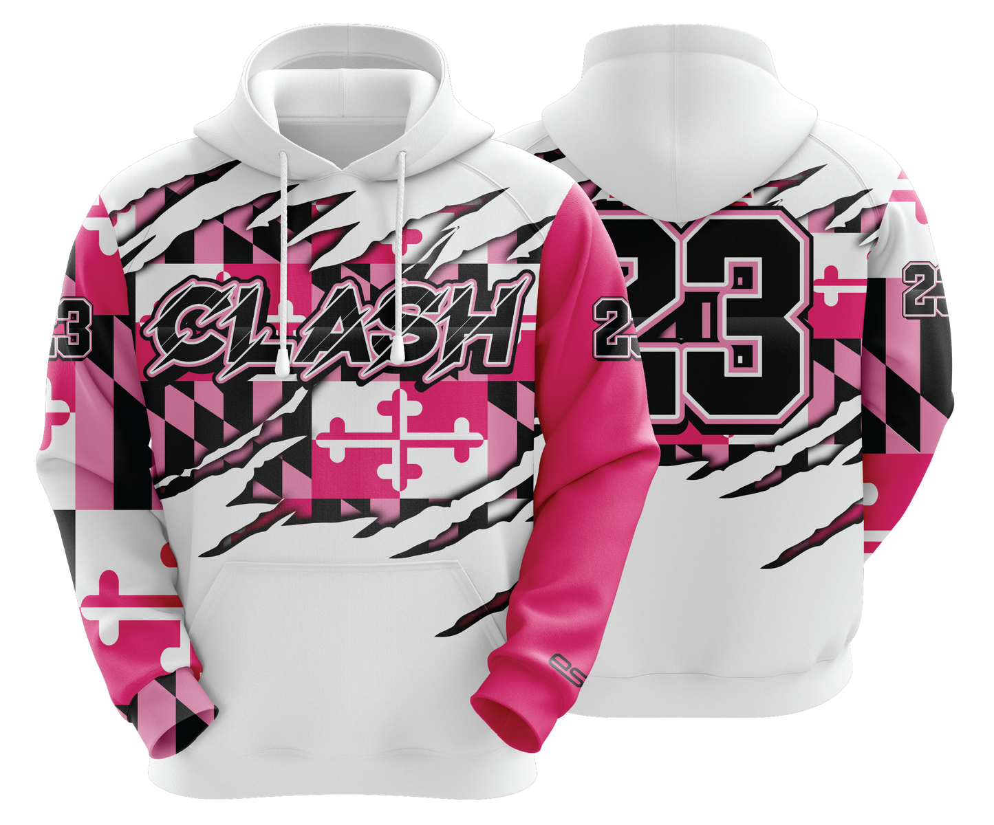 Clash - White Flag - FDS | Unisex Hoodie