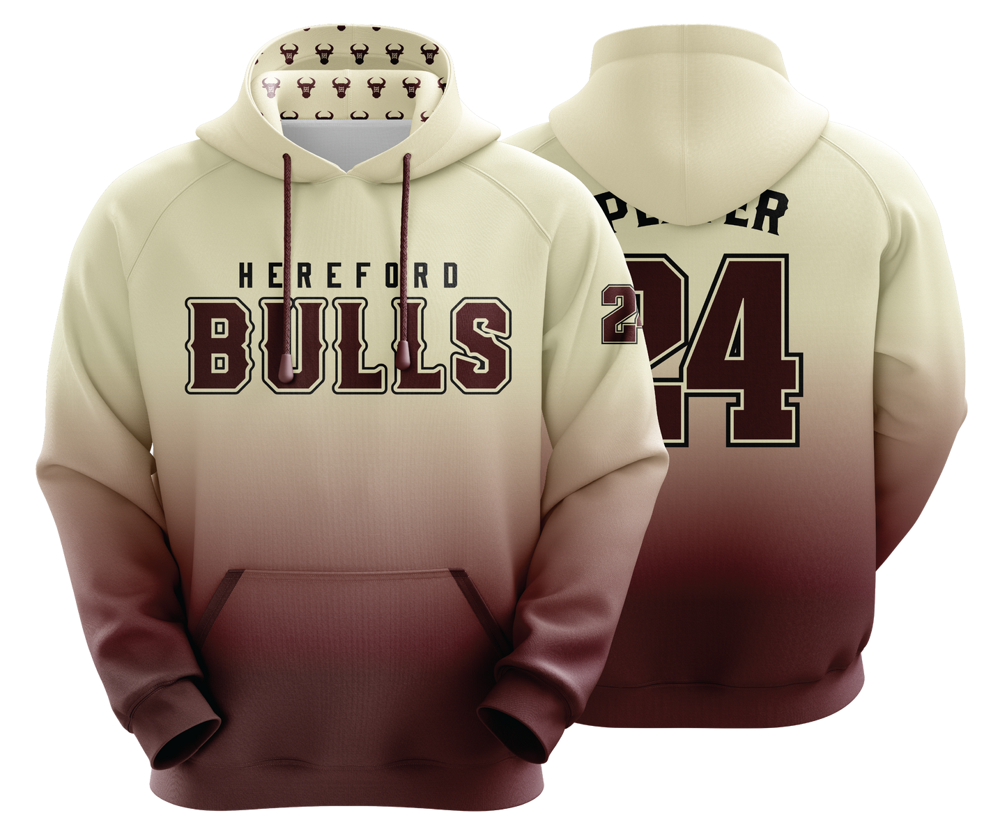 Hereford Bulls - FADE - FDS | Unisex Hoodie