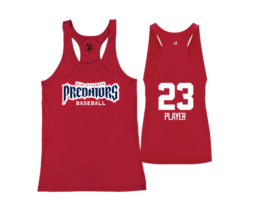 Mid Atlantic Predators - DTF | Women's Performance Racerback