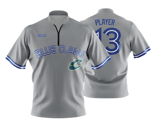 Chesapeake Blue Claws - FDS | Unisex Short Sleeve 1/4 Zip Batting Jacket