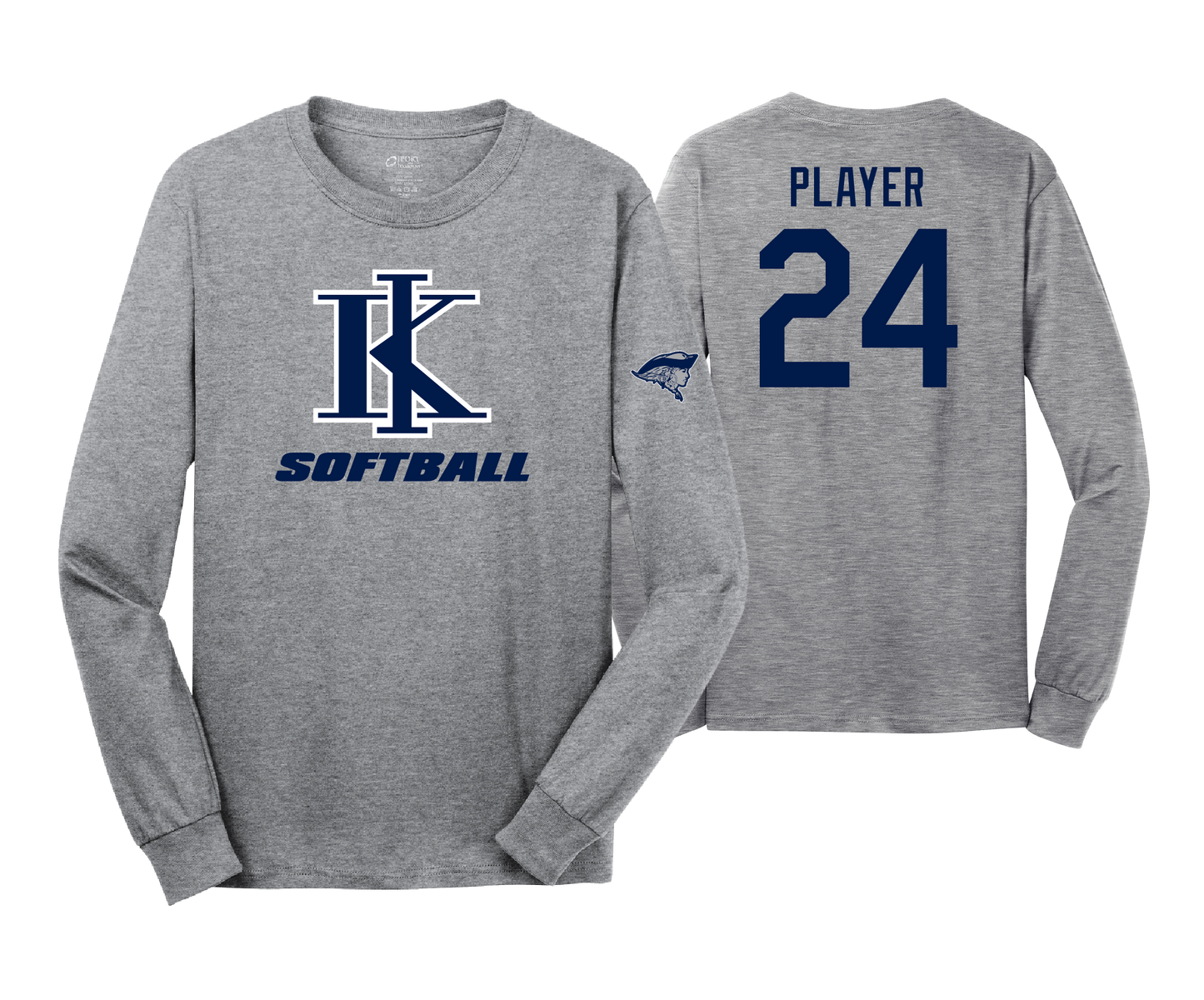 KIHS Softball - DTF | Unisex Long Sleeve Cotton Tee