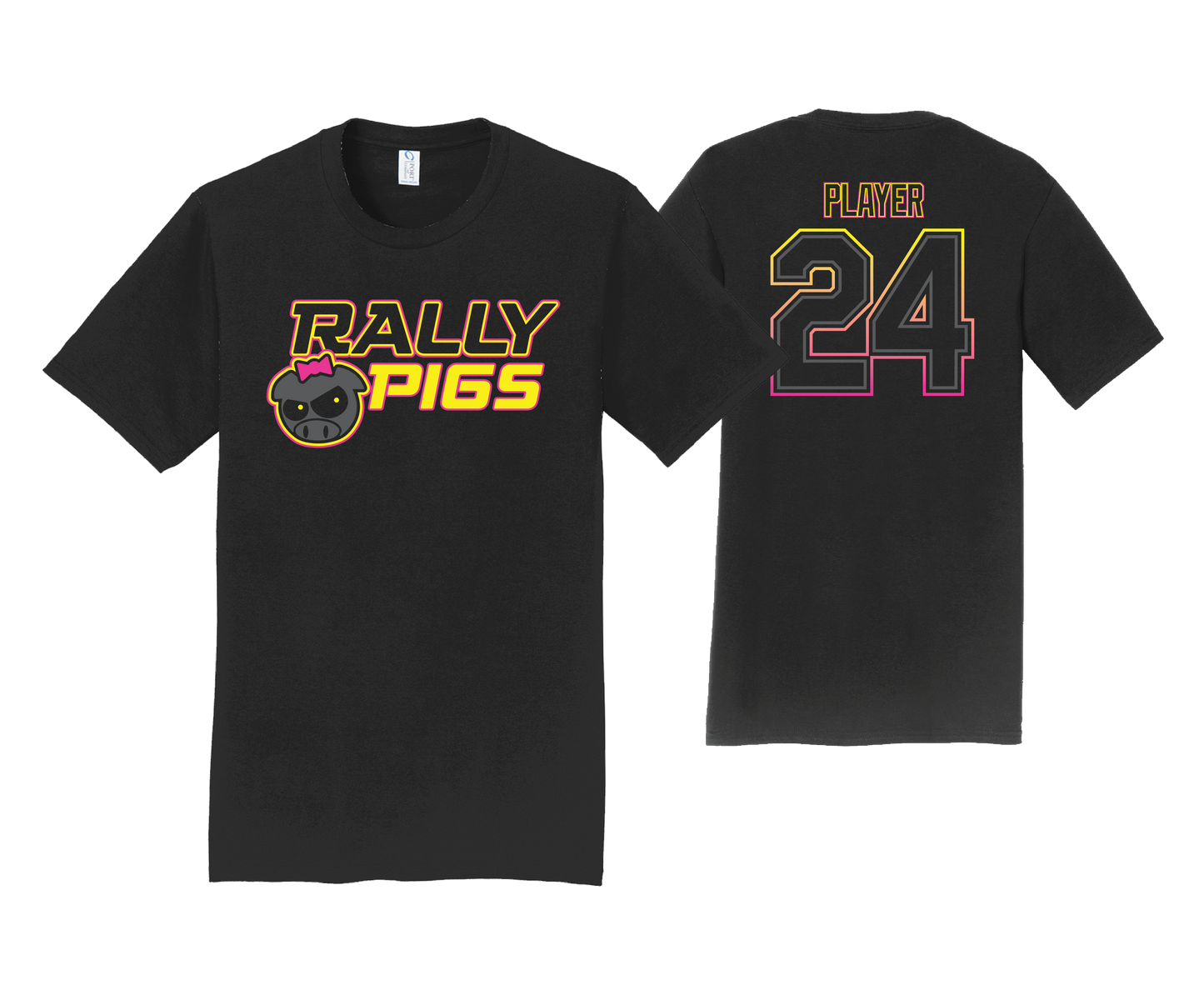 Rally Pigs - DTF | Unisex Short Sleeve Cotton Tee