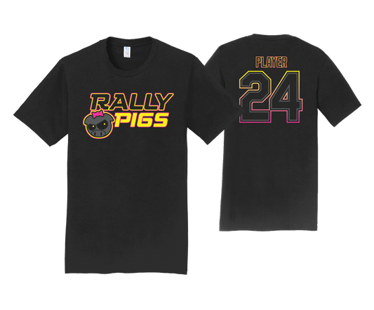 Rally Pigs - DTF | Unisex Short Sleeve Cotton Tee