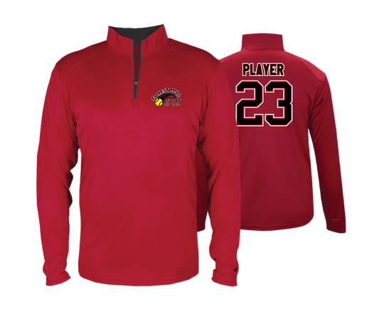 Forest Hill Heat - DTF | Men's Long Sleeve Performance 1/4 Zip