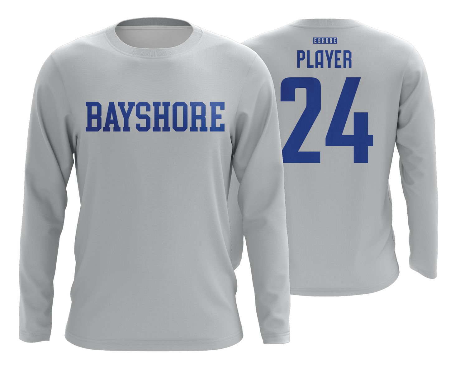 Bayshore Rockets Grey Text Jersey