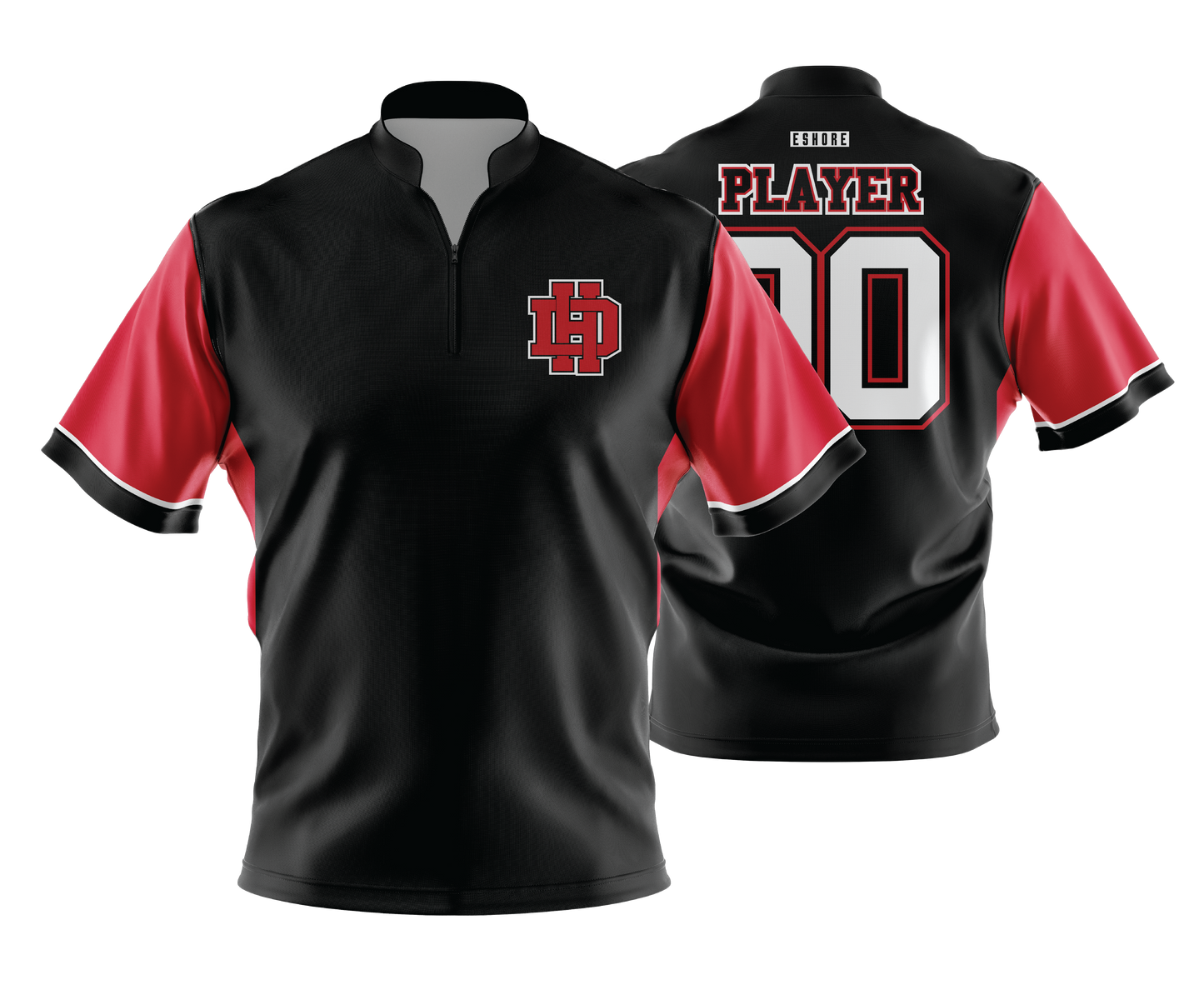 Delaware Heart - FDS Unisex Short Sleeve 1/4 Zip BP Jacket