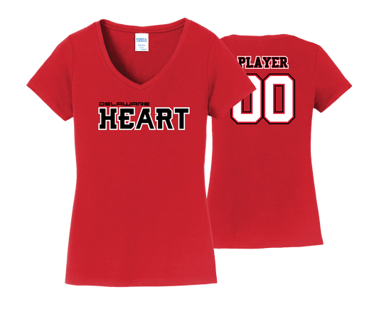 Delaware Heart SS Cotton Tees