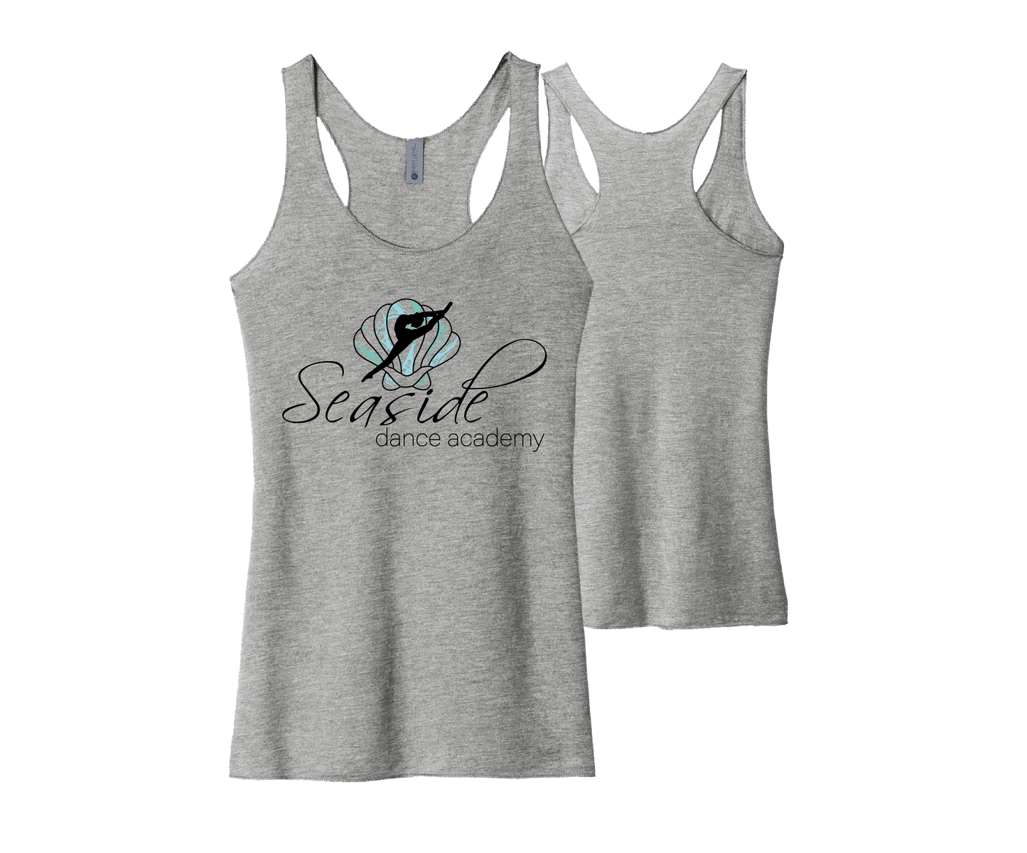 Seaside Dance - DTF | Next Level Apparel® Women's Tri-Blend Racerback Tank