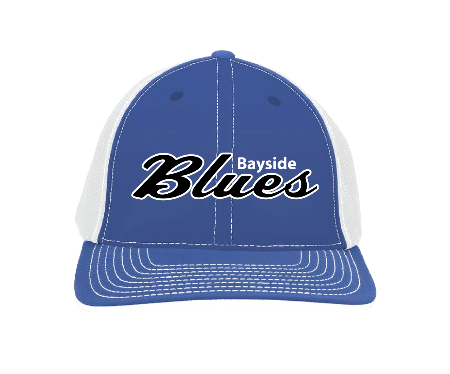 Bayside Blues - Fitted Trucker