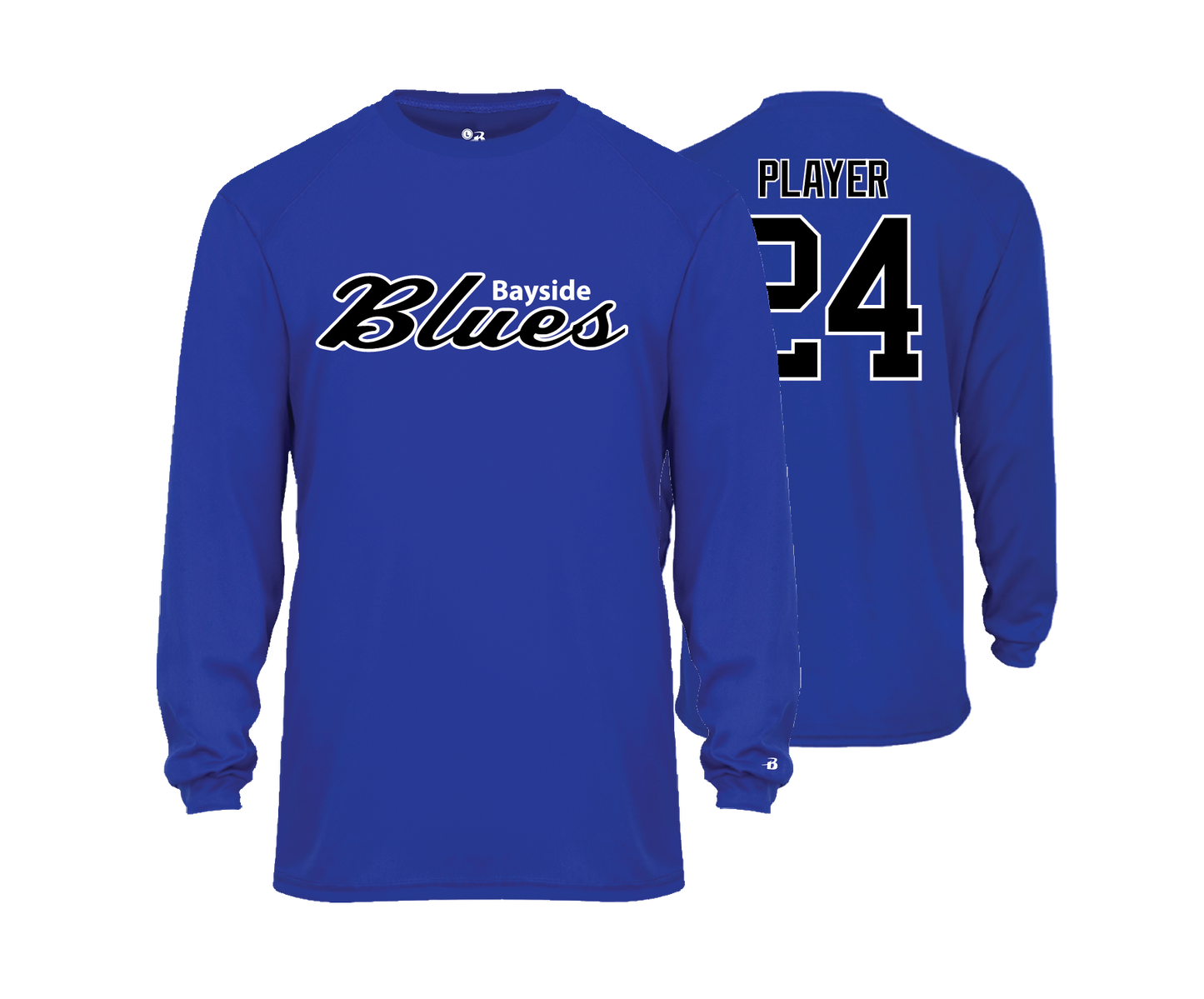 Bayside Blues - DTF | Unisex Long Sleeve Performance Tee