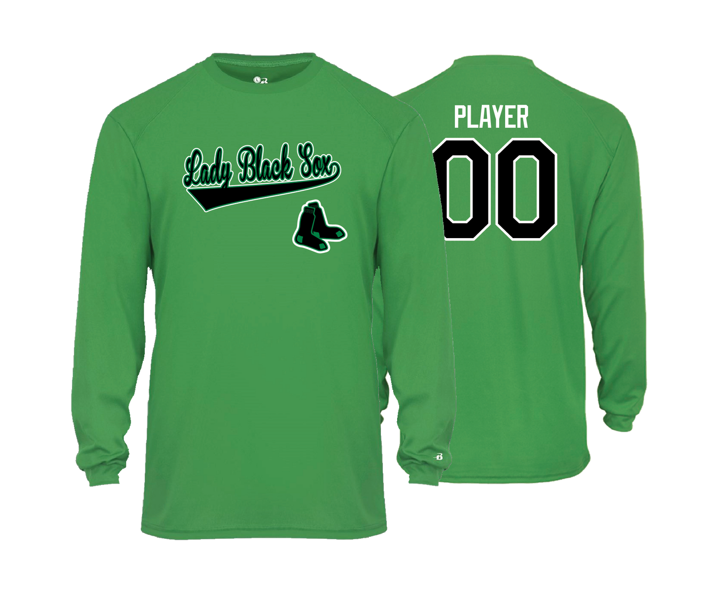 Lady Black Sox - DTF | Unisex Long Sleeve Performance Tee