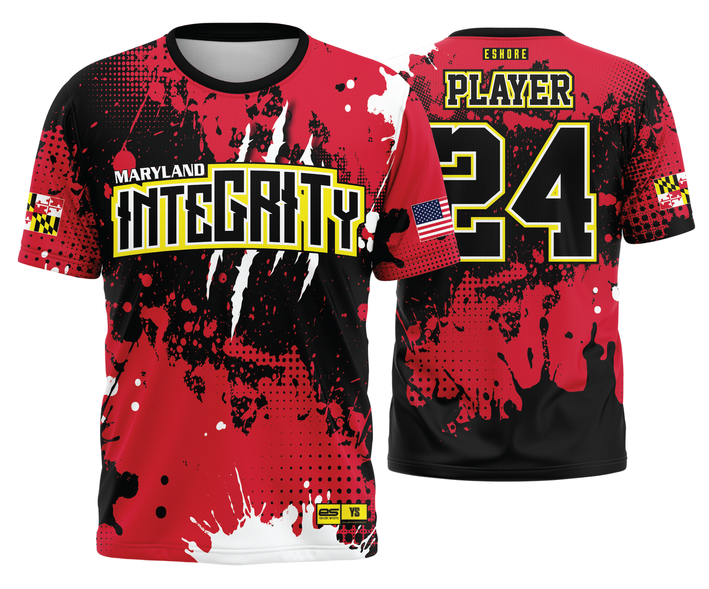 MD Integrity - Splatter - FDS | Unisex Short Sleeve Jersey