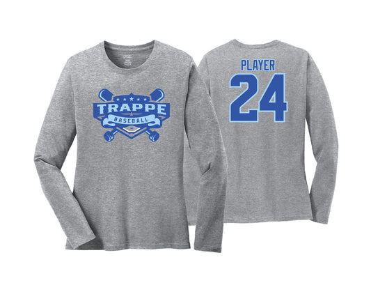 Trappe LL - DTF | Women's Long Sleeve Cotton Tee