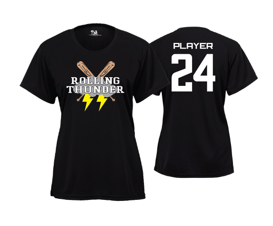 Rolling Thunder - DTF Womens Short Sleeve Performance Tee