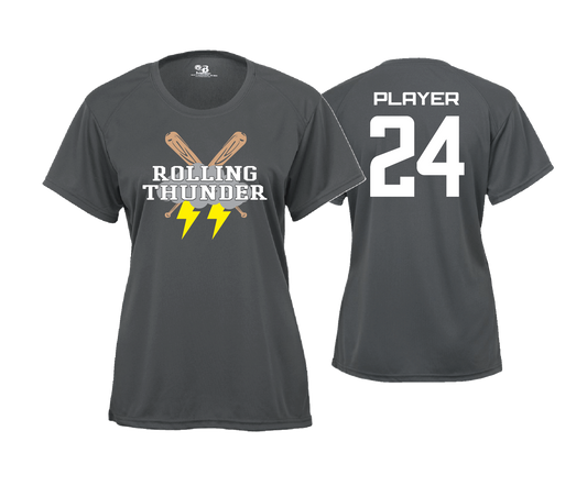 Rolling Thunder - DTF Womens Short Sleeve Performance Tee