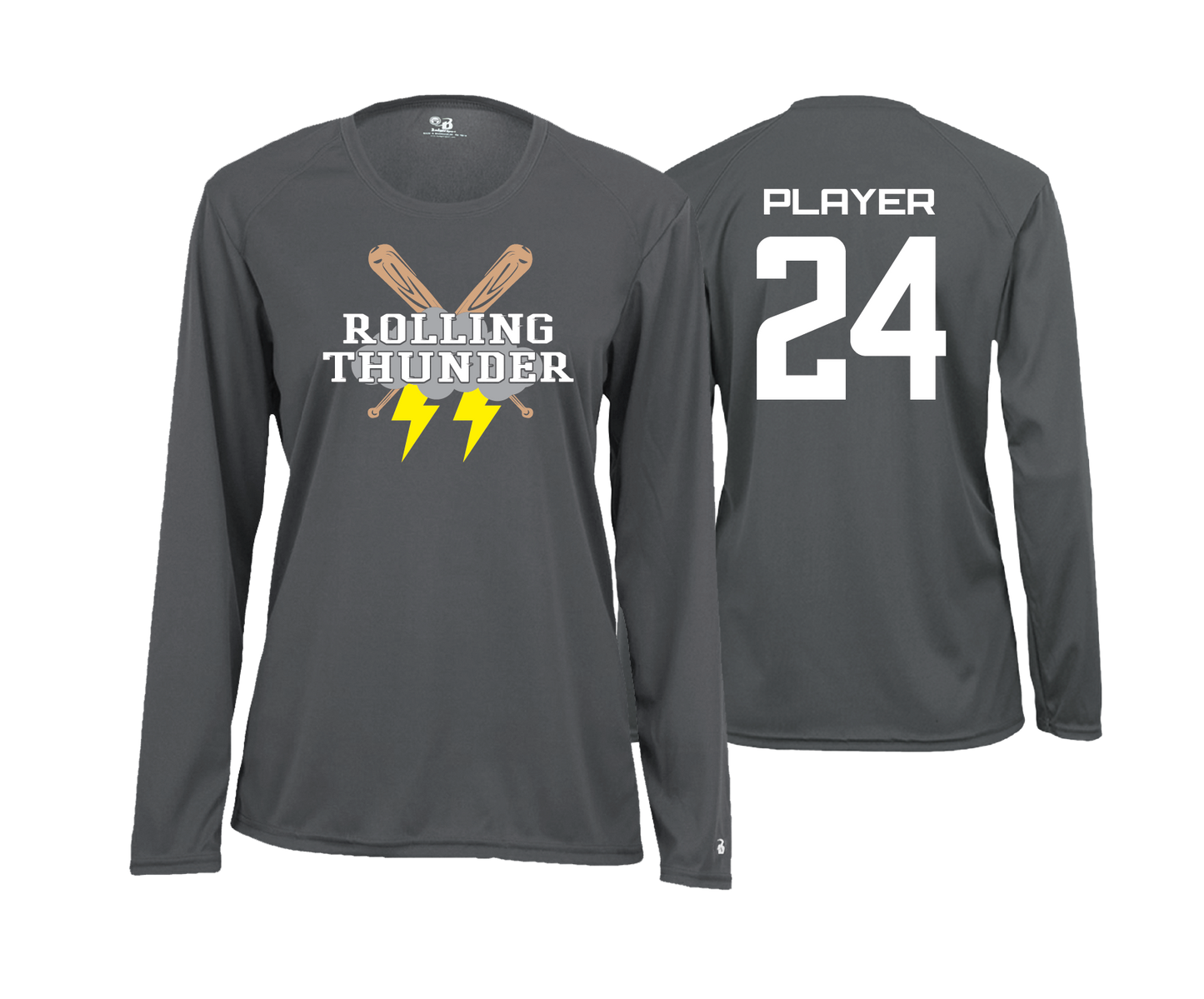 Rolling Thunder - DTF | Women's Long Sleeve Performance Tee