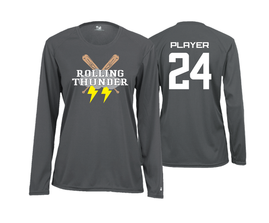 Rolling Thunder - DTF | Women's Long Sleeve Performance Tee